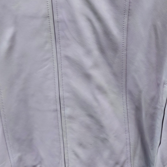 COPY - Lamb Leather scuba jacket - Picture 6 of 8